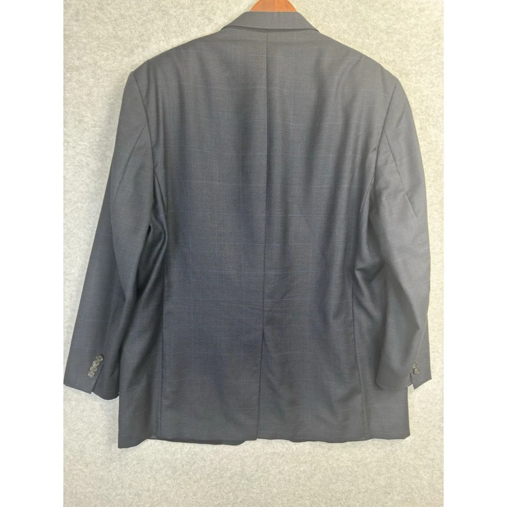 Lauren Ralph Lauren 42R 42x32 Blue‎ Glenn Check 100% Wool Mens Suit